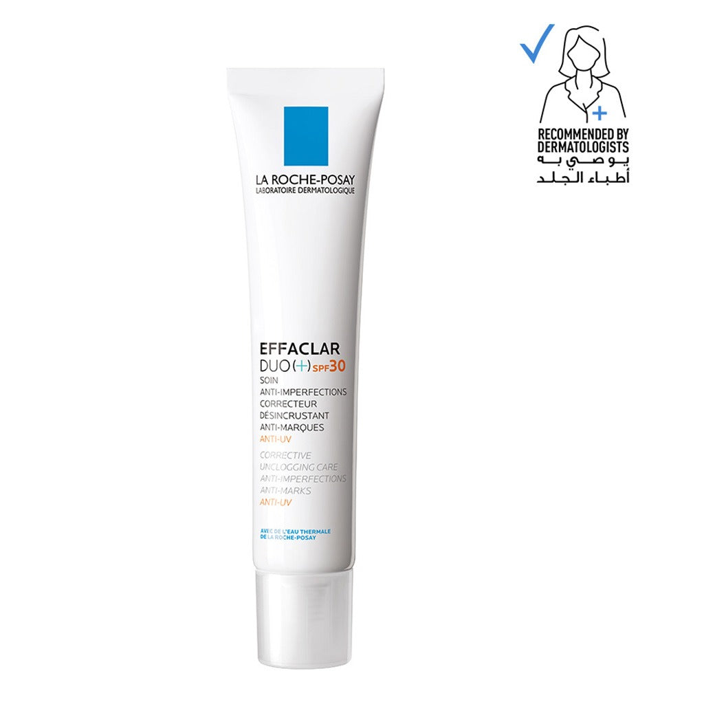 كريم العناية المصحح المضاد للعلامات من لاروش بوساي Effaclar Duo+ SPF30 للبشرة الدهنية والمعرضة لحب الشباب 40 مل