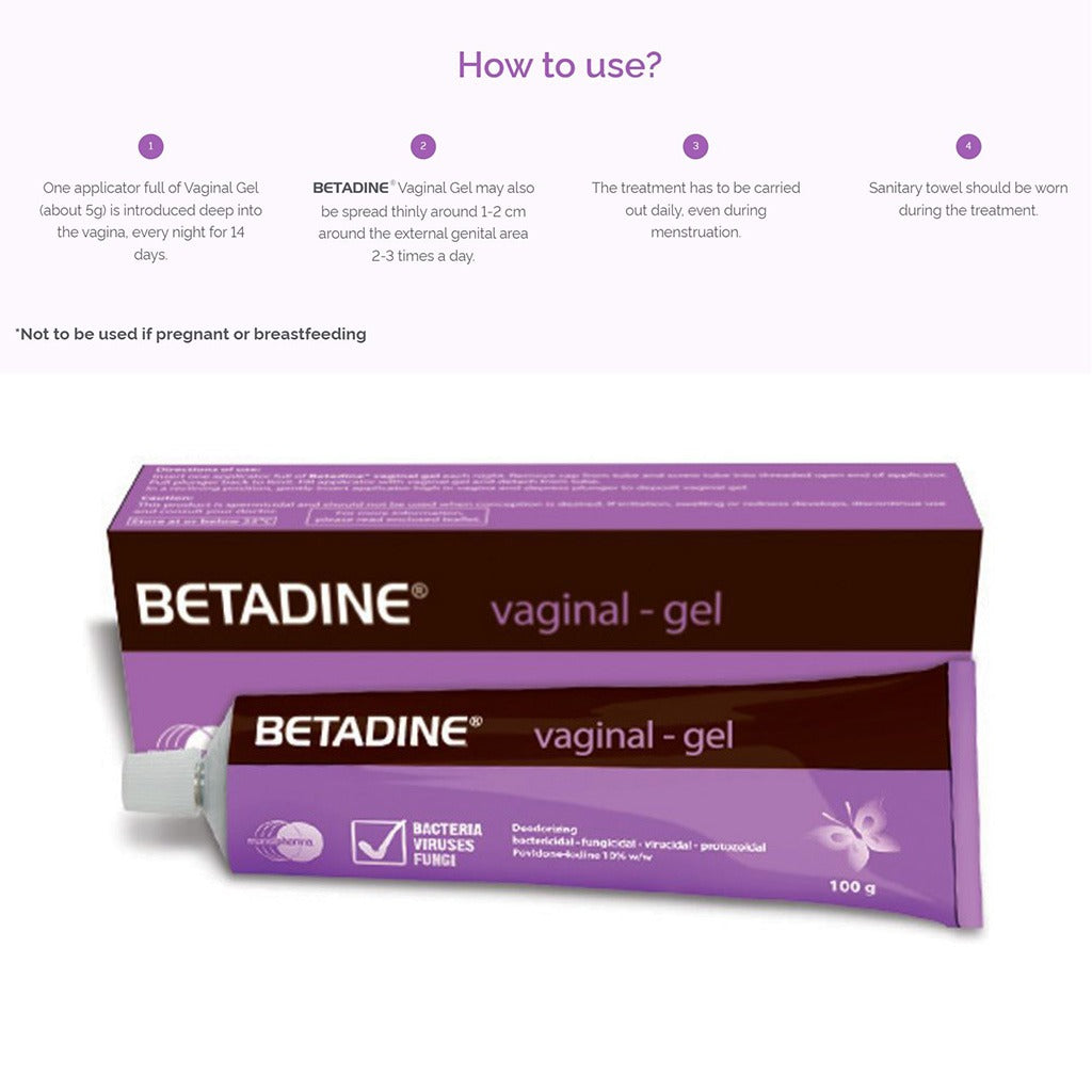 Betadine Vaginal Gel 100 g