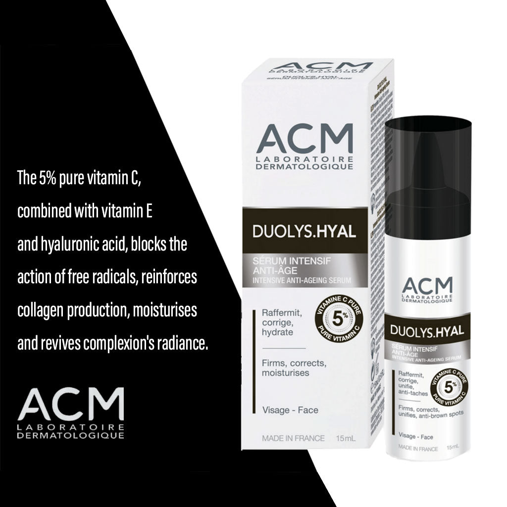 ACM Duolys Hyal سيروم مكثف مضاد للشيخوخة لعمر 40+ سنة 15 مل