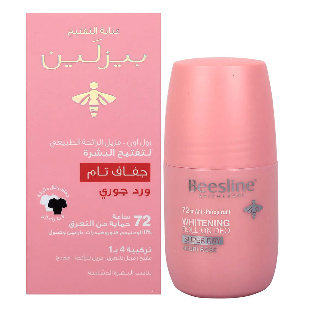 Beesline® Apitherapy Whitening Aluminium Free Deodorant Roll-On Super Dry Jouri Rose 50 mL
