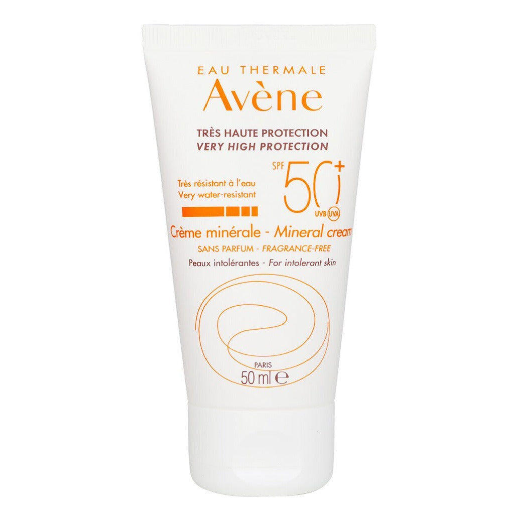 Avene SPF50+ Mineral Sunscreen Cream For High Sun Protection 50ml