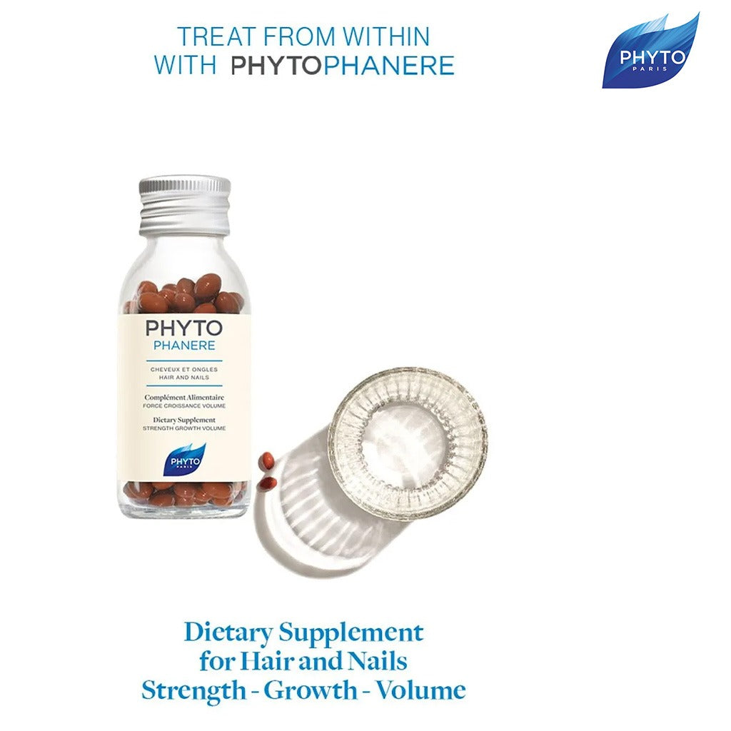 Phyto Phytophanere Hair & Nail Supplement Capsules, Pack of 120's