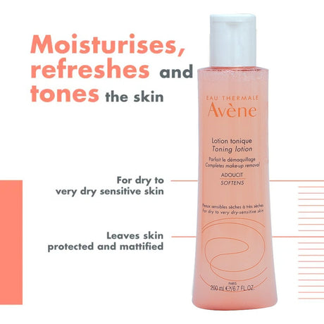 Avene Gentle Toner Lotion For Dry Skin & Sensitive Skin 200ml