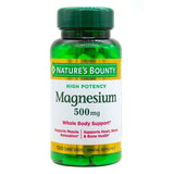 Nature's Bounty High Potency Magnesium 500 mg Tablets 100's