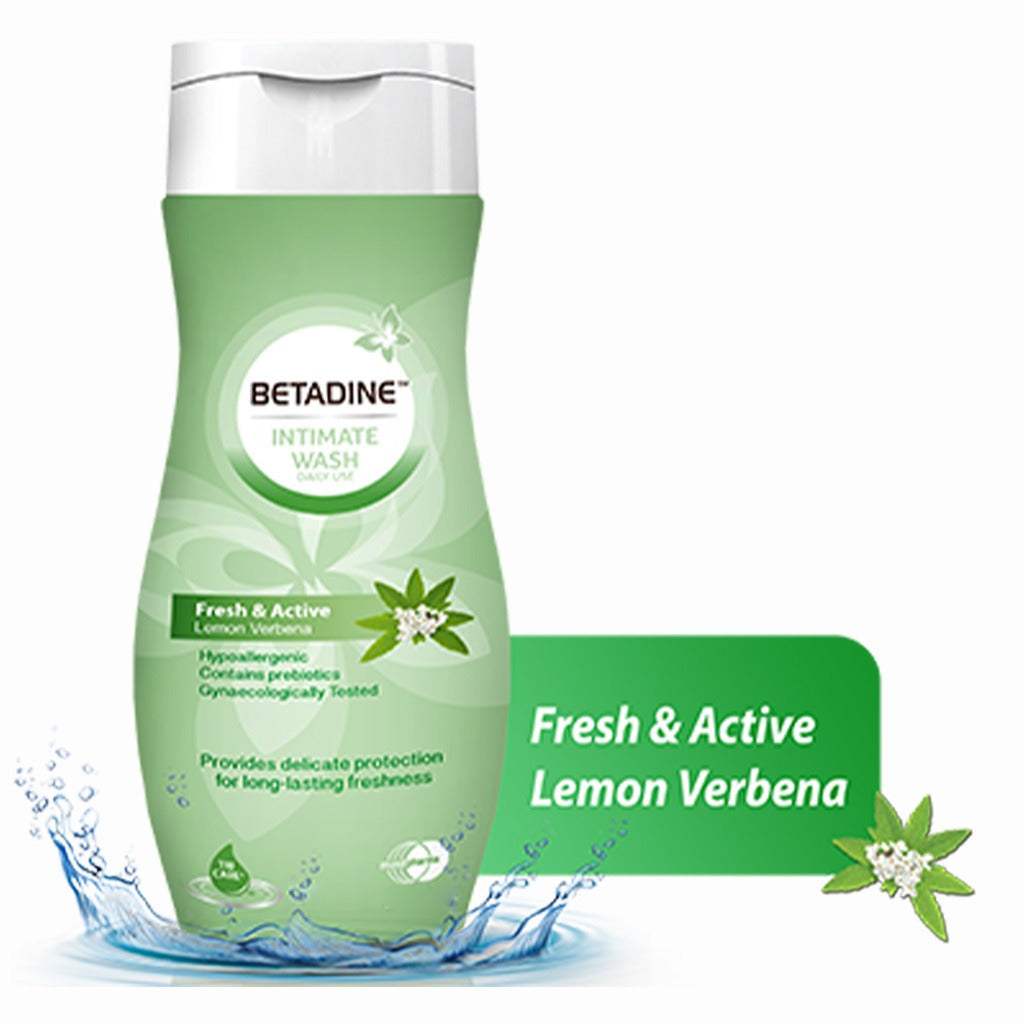 Betadine Daily Use Feminine Intimate Wash, Fresh & Active Lemon Verbena 50ml