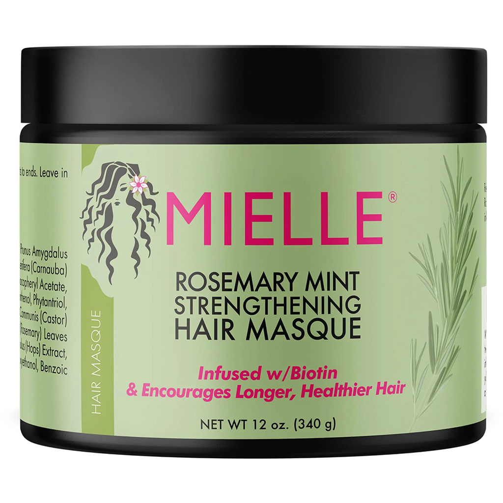 Mielle Rosemary Mint Hair Strengthening Masque With Biotin For Hair Types 340g