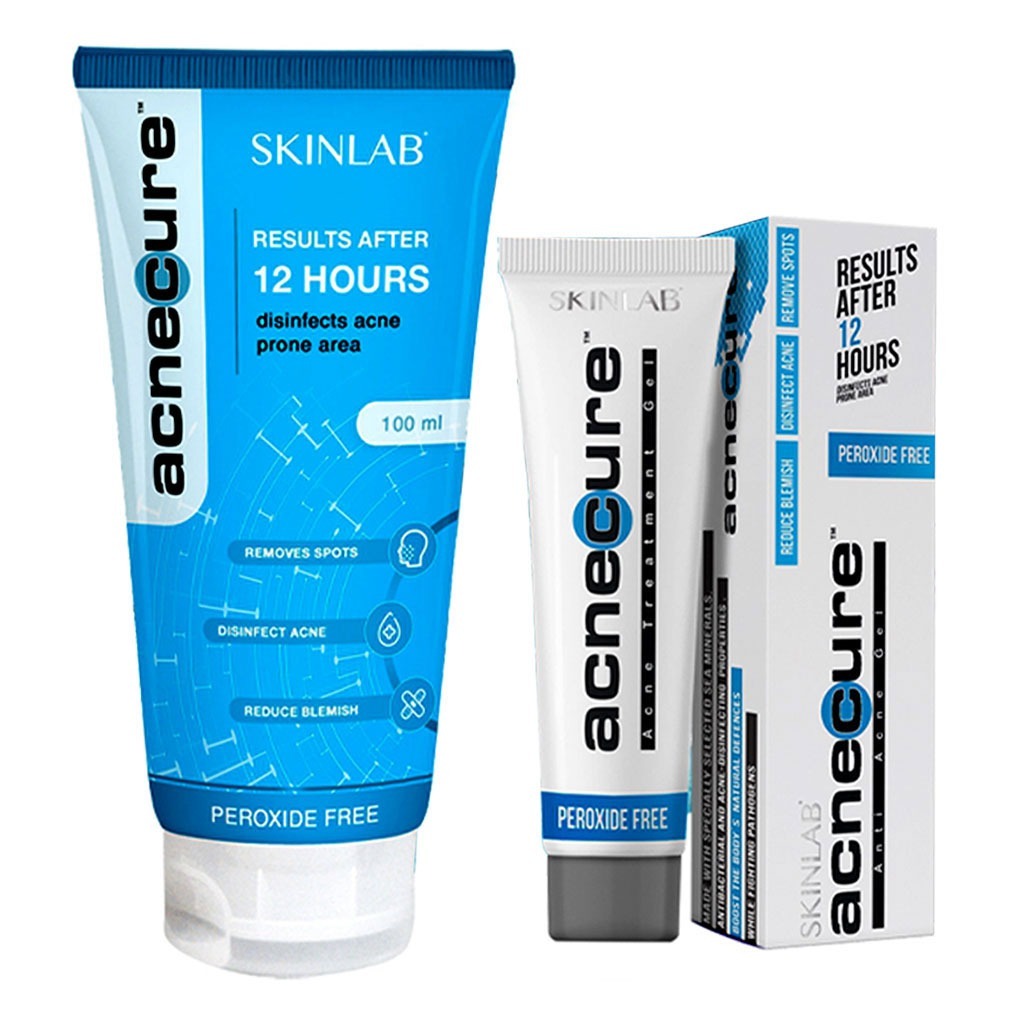 Skinlab Acnecure Anti Acne Removal Gel 30 mL + Skinlab Acnecure Facial Cleanser 100 mL PROMO PACK