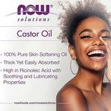 Now Solutions Castor Oil 100% Pure Skin Softener 118ml