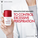 Vichy 96 Hour Clinical Control Dry Touch Anti-Odour Deodorant Roll-On For Women 50ml