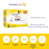 Freestyle Libre 2 Sensor For Continuous Glucose Monitoring, Pack of One Sensor