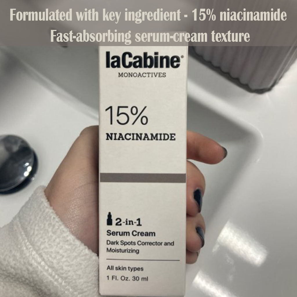 LaCabine Monoactives 15% Niacinamide Hydrating Serum Cream For Blemishes & Marks 30ml