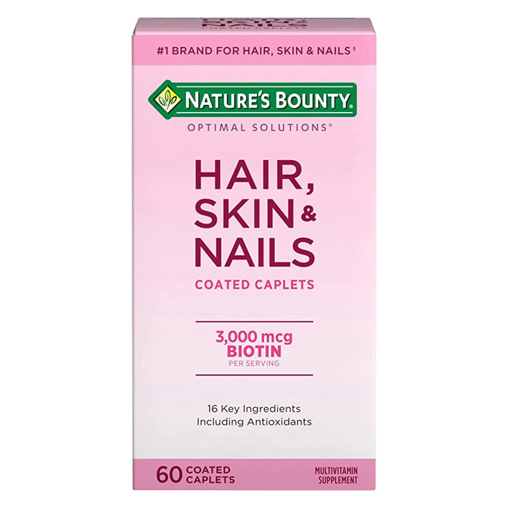 Nature's Bounty Hair, Skin & Nails Caplets 60's