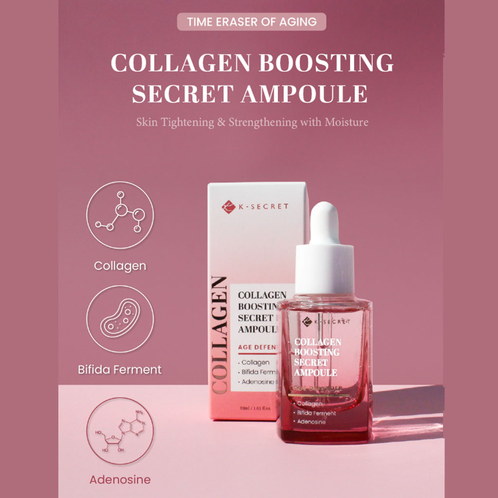 K-Secret Collagen Boosting Secret Age Defender Ampoule 30ml