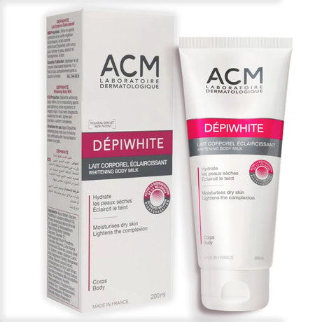 ACM Depiwhite Whitening Body Milk, Moisturising & Nourishing Body Lotion With Anti-Brown Spot Action 200ml