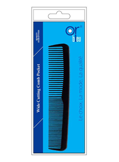 Or Bleu Wide Cutting Comb Pocket Black HB-254