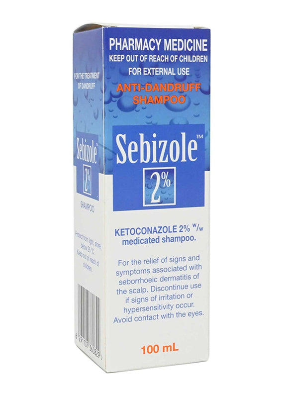 Sebizole Medicated Shampoo for Anti Dandruff, 100ml