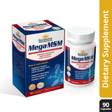 Sunshine Nutrition Mega MSM Capsules 90's Sunshine Nutrition