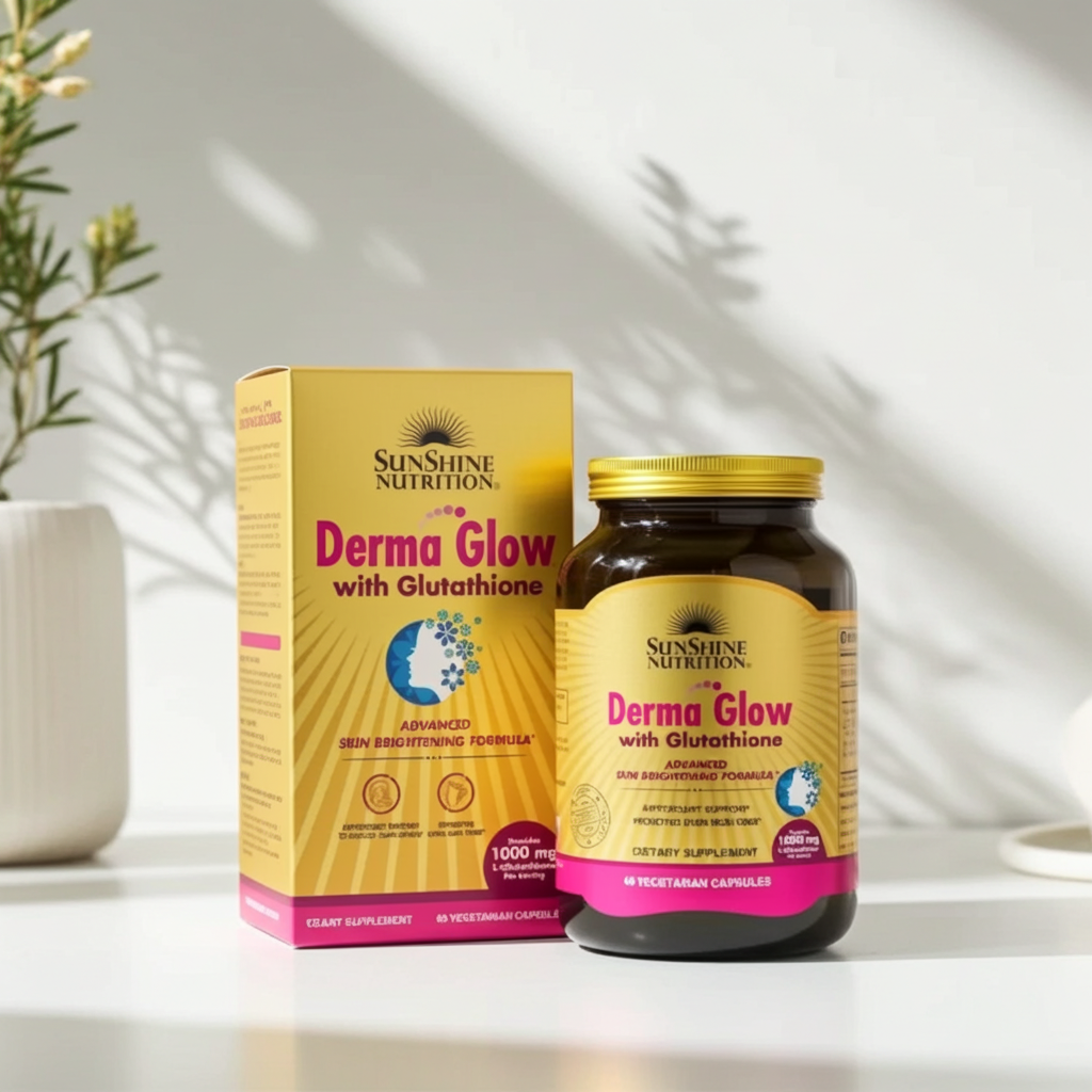 SUNSHINE NUTRITION Derma Glow with Glutathione 1000mg Cap 60s
