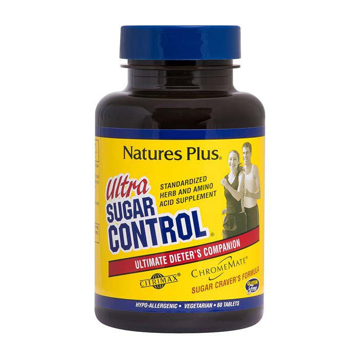 Natures Plus Ultra Sugar Control - 60 Tablets