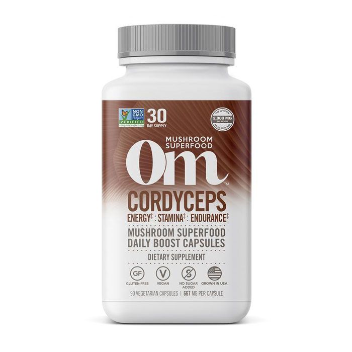 Om Cordyceps Mushroom Superfood 90 Vegetable capsules