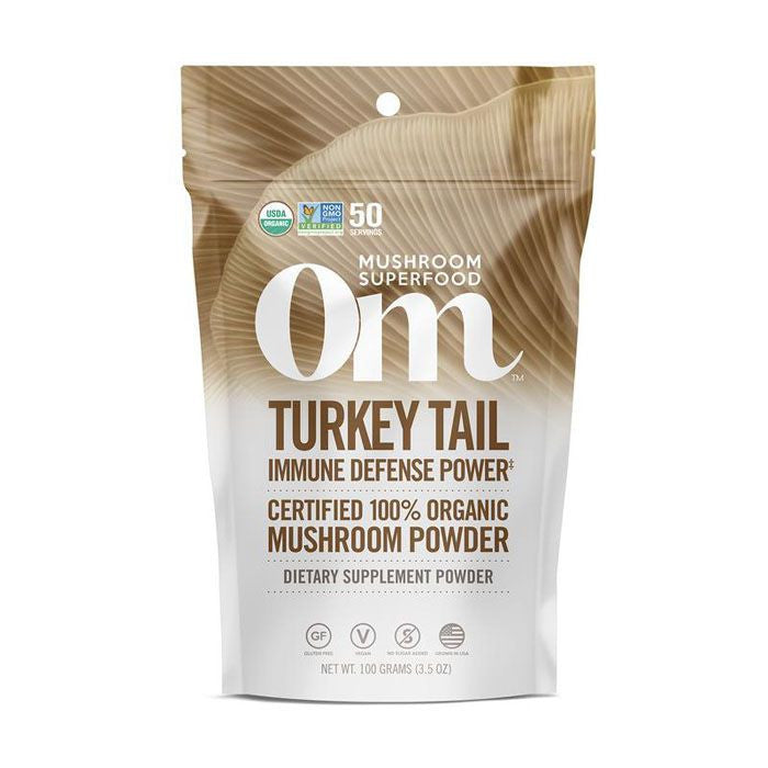 Om Turkey Tail Organic Mushroom Powder 100g