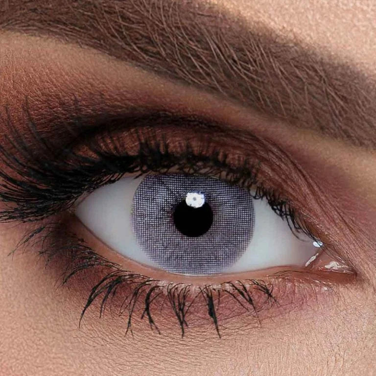 One Pair Color Contact Lenses for Single Use | Sama One-Day Lenses (Carbon Gray) Sama