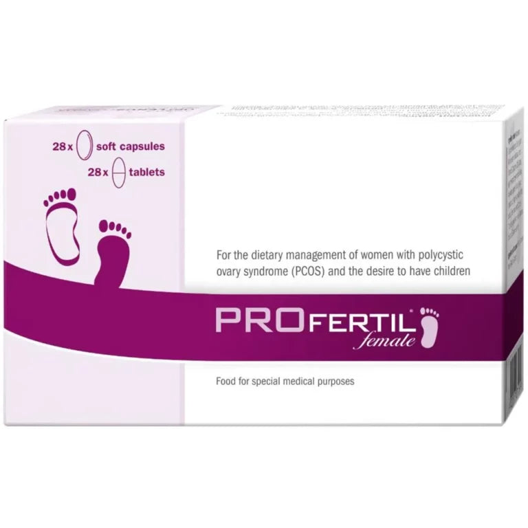 PROfertil® Female مع حمض الفوليك وأوميجا 3، حبوب دعم الخصوبة للنساء