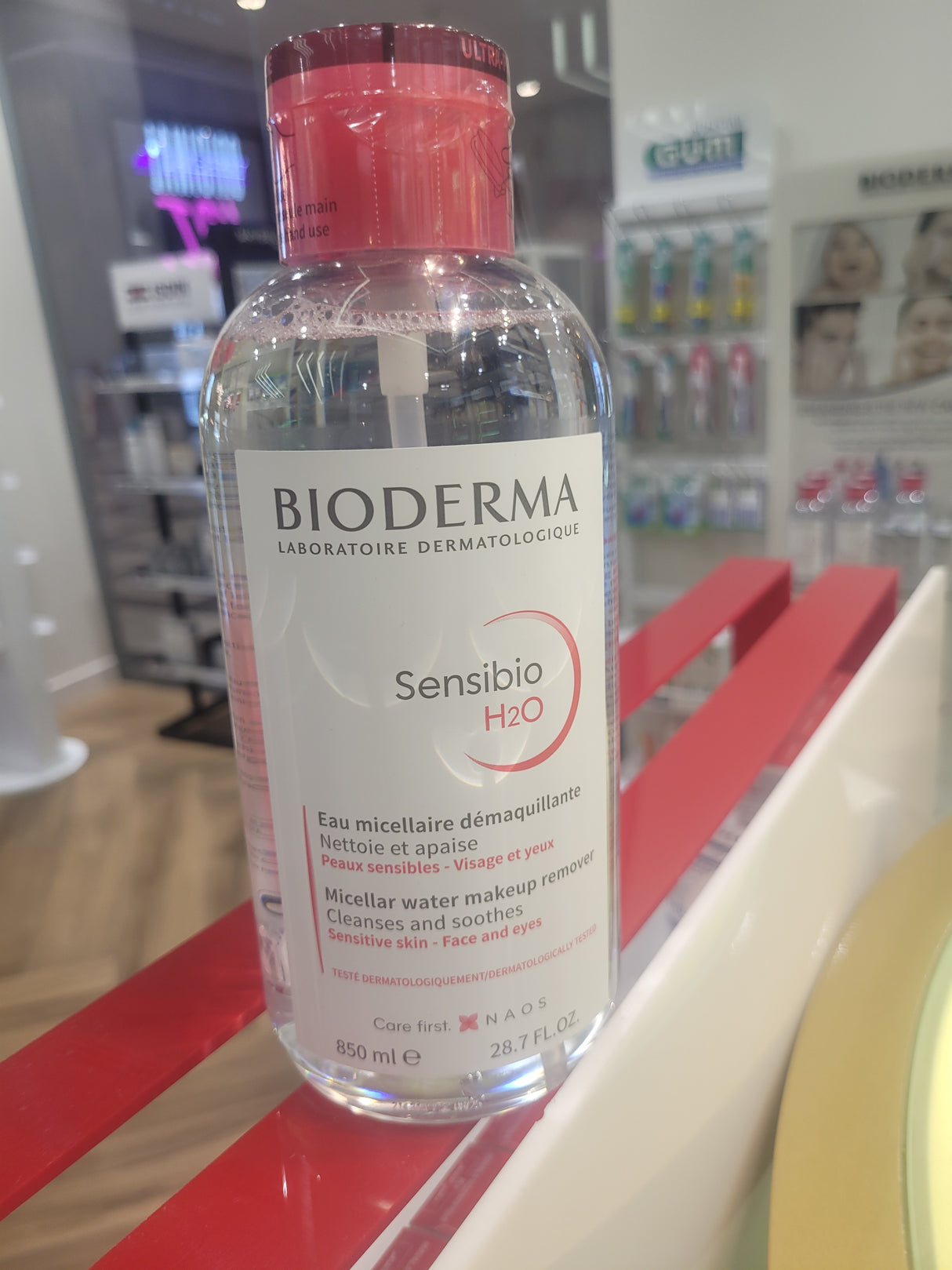 Bioderma Sensibio H2O Cleansing & Make up Removing Micellar Water 850ml