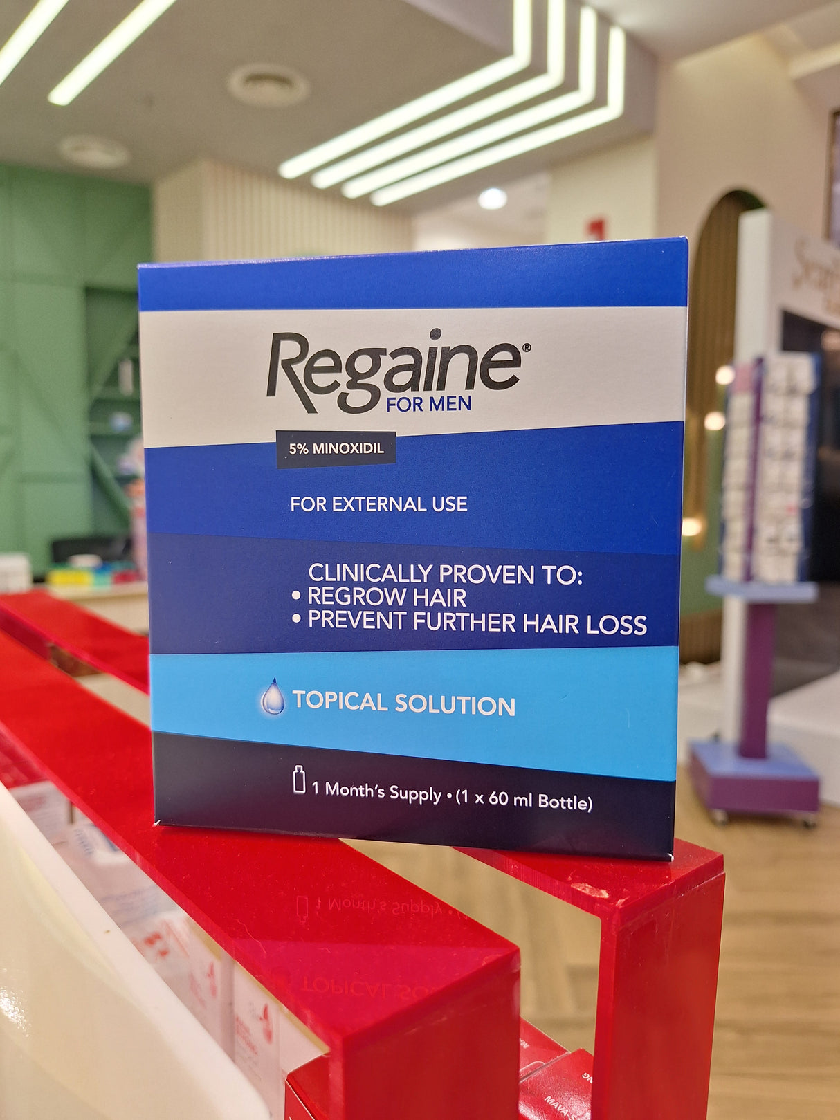 Regaine For Men 5% Topical Hair Regrowth Solution 60ml
