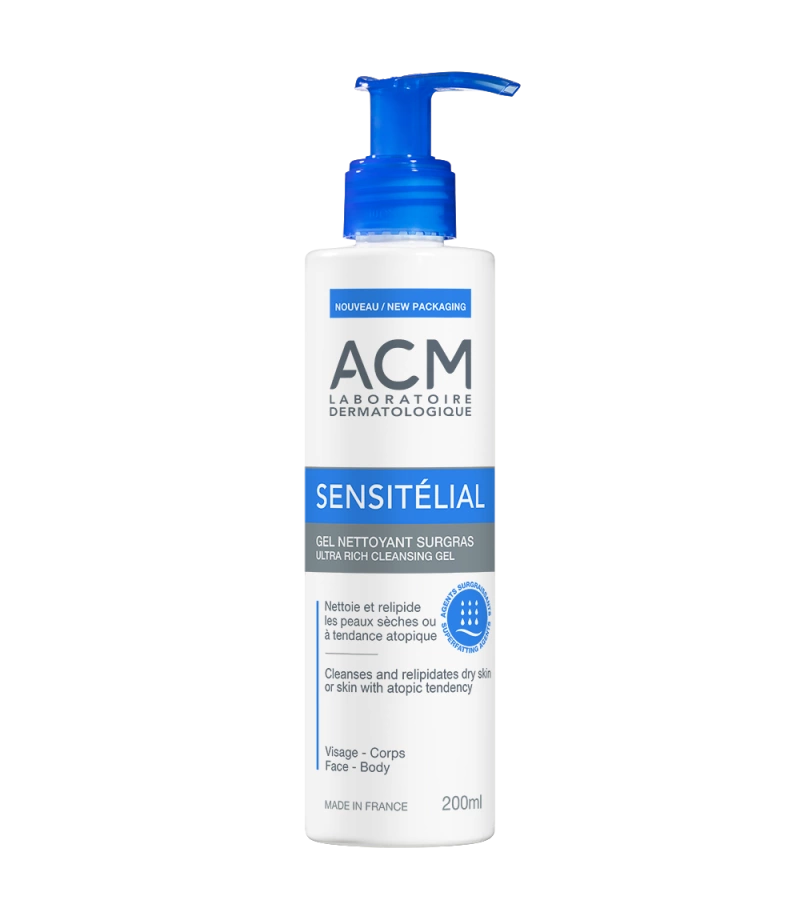 ACM Sensitelial Ultra Rich Cleansing Gel For Dry Skin 500ml