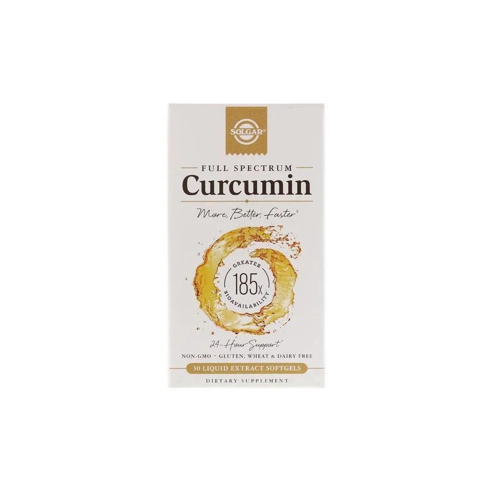 Solgar Fullspectrum Curcumin Liquid Extract 30 Softgels