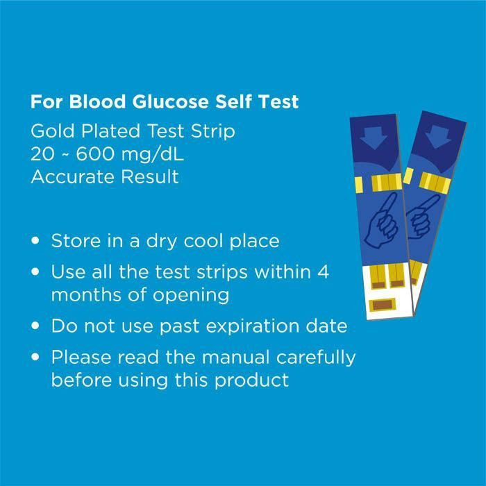 Trister Blood Glucose Test Strips 50's TS-376BGT