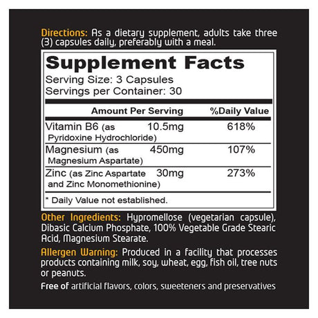 Muscle Core ZMA 90 Capsules