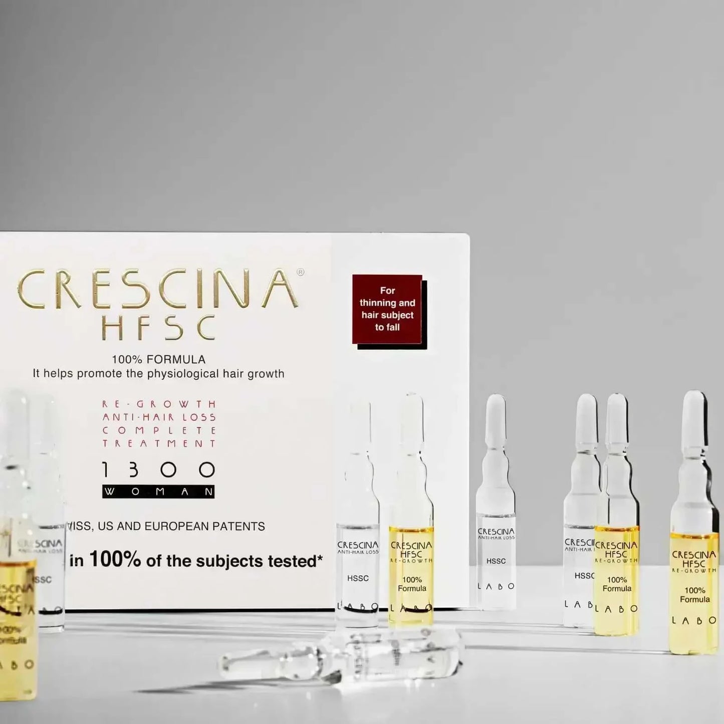 Crescina HFSC 100% 1300 Woman 10 TC + 10 FL - Complete Treatment 1300
